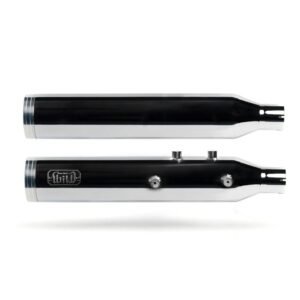 Ponteira de escapamento Super Meteor 650cc - Preta Texturizada ou Cromada - PAR